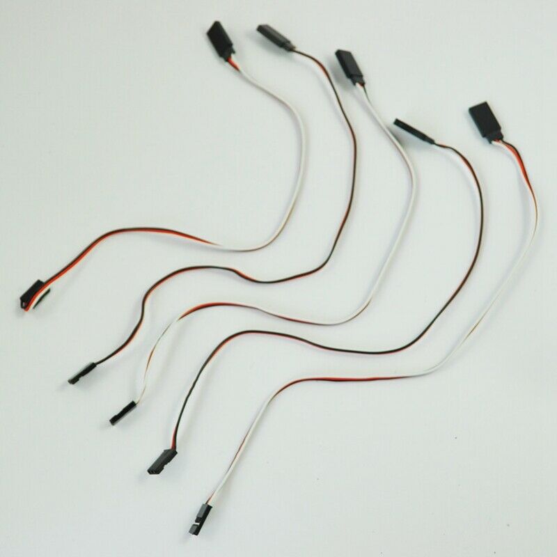 5 Pcs Remote Control Servo Extension Cord Cable Wire G4F8