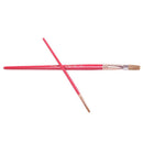 12Pcs Artists Paint Brush Set Acrylic Watercolor Round Pointed Tip Nylon Ha