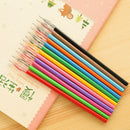 12color 0.7mm Refill Gel Ink Rollerball Pen Colorful Stationery Watercolor G6Q8.