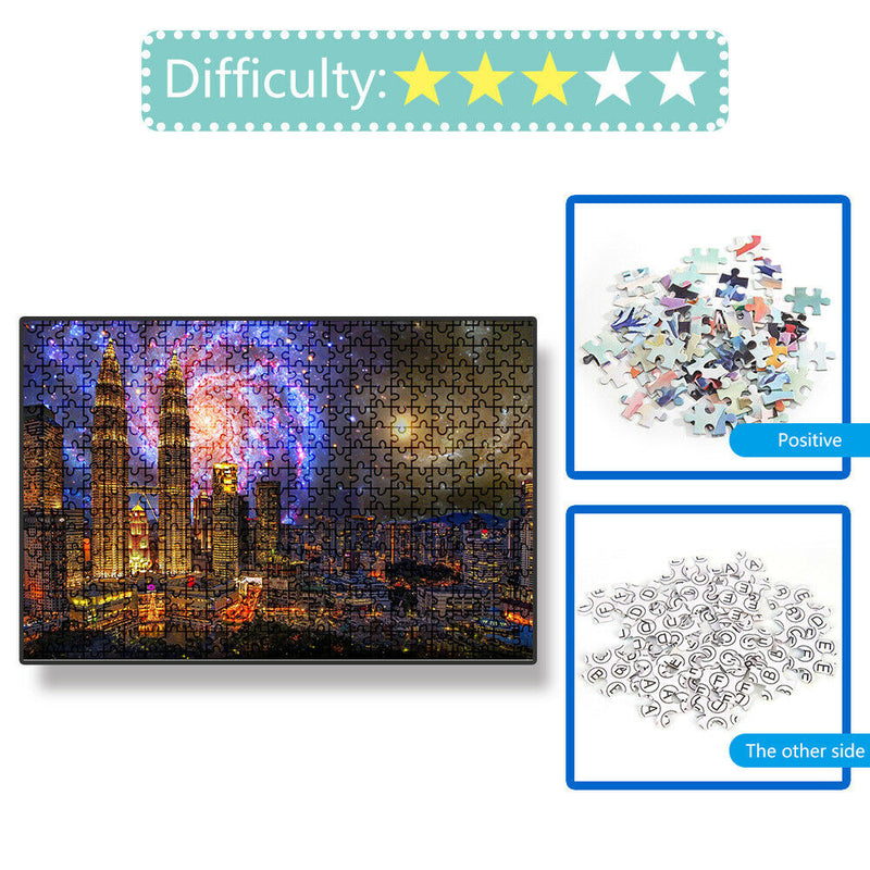 DIY Magic City Paper Puzzles 1000pcs for Adults Kids Jigsaw Picture Toys