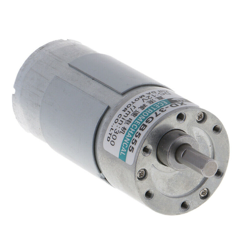 MagiDeal 15W 300RPM Micro Brush DC Motor 12V CW/CCW Brushed Geared Motor