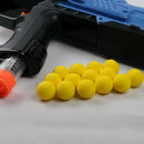 10pc Yellow Light Indoor Training Aid Practice Golf Sports Elastic PU Foam Ball