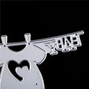 Baby Clothes Metal Cutting Dies Stencils For Scrapbooking DIY AlbumCardsDecorM&E