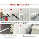 10Pcs/set Plastic Furniture Reverse Buckle for Baby Proofing Strap Tip