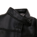1/6 Scale Black PU Leather Male Jacket Coat Clothes Clothing for 12 inch Action