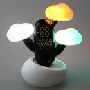 Digital Intelligent Alarm Clock Cloud Sound Temperature Glowing Desktop Clo