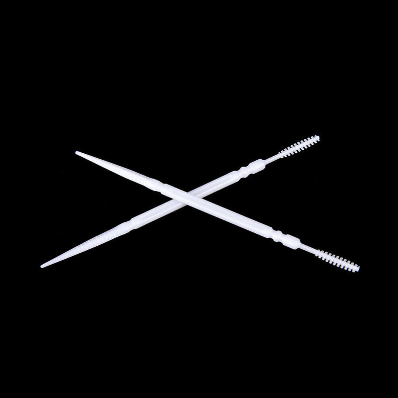 300 Pcs Plastic Dental Picks Oral Hygiene 2 Way Interdental Brush Tooth Pic Gw