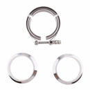 2.5 inch SS 304 V-band Clamp Flange Kit FOR Turbo Exhaust Down Pipe Y6I6