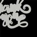Brief greeting words thank you Metal Cutting Dies DIY Photo Album Craft FT