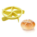 Plastic Pastry Cutter Dough Cookie Press Homemade Bread Rolls Stamp Baking  W6N8