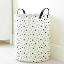 1 Piece Foldable Laundry Basket in Cotton and linen for Kids Portable Durab D8D9
