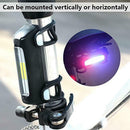 USB Rechargeable LED Bicycle Cycling Tail Light Bike Safety Warning Lamp