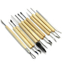 11Pcs Applied Pottery Clay Candle Soap Sculpture Carving Hand Tool Portable