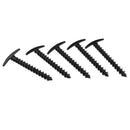 5Pcs/Pack 14.5cm Plastic Tent Peg Nail Tent Stakes for Outdoor Camping Black