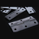 10 Pcs Home Furniture Hardware Door Hinge Satin Nickel 3inch Long V2S9