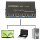 2Ports VGA SVGA Monitor Sharing Switch Box 2 In 1 Out For LCD PC TV Monitor