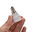 E14 to GU10 Base LED Halogen Light Lamp Bulb Adapter Converter Base Socket ME