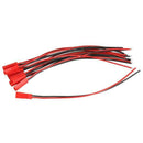 10x 15cm Male Female JST Connector Plug for RC Plane Li-Po Battery