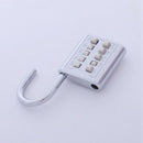 5X(Anti-theft Button Combination Padlock Digit Push Password Lock Zinc All Q8D4)