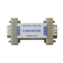 RS232 Male To 232 Female Serial Port Communication Converter Adapter - White