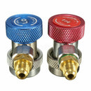 R134A AC Air  Adjustable Quick Coupler High Low Adapter Connector  R2Q5