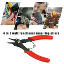 4 in 1 Snap Ring Pliers Plier Set Circlip Combination Retaining Clip New