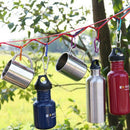Colorful Lanyard Tent Sling Clothesline Double Layer Clothes Rope With Bag