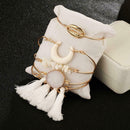 5pcs Boho Bracelet Tassel Shell Stone Pendant Bangles Women Beach Jewelry