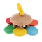 3pcs Wooden Baby Rattle Educational Grasping Rattle Montessori Toddler Toys