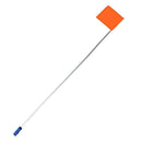 Outdoor Durable ABS Winter Ice Fishing Rod Blue Flag Handfree Compact Polel