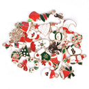 26Pcs/Set Enamel Mixed Style Christmas Series Charms Pendant DIY Jewelry Mak Gw
