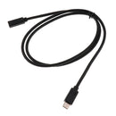 USB 3.1 Type C USB-C Female to Male Plug Extension Charge Cable Lead 100cm