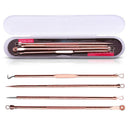 4x Tool Kit Acne Extractor Remover Blackhead Pimple Needles Blemish Trea KEG