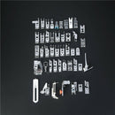 45pcs Sewing Machine Presser Foot Feet Kit Set With Box For Brother Singer