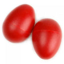 1 Pair Plastic Percussion Musical Egg Maracas Shakers - Red