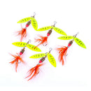 Spinners Fishing Lure Metal Spoon Lures hard bait fishing tackle Atificial sp