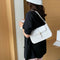 Fashion Alligator Shoulder Bag Clutch Women PU Travel Street Wristlets Purse