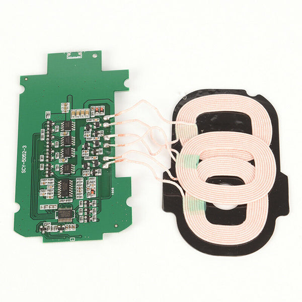 5V/2A 3 Coils Qi Wireless Charger PCBA Circuit Board Coil Charger Universal  ME