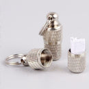Pets Cat Dog ID Tag Tube Address Name Label Metal Pendant Collar Tags Avoid T7I2