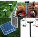 2pc Solar Powered Ultrasonic Sonic Mouse Mole Mice Pest Rodent Chaser Repel U6F6