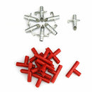 10 Sets Metal Automatic Nipple Animal Water Feeder For Rabbit Bunny Rodents