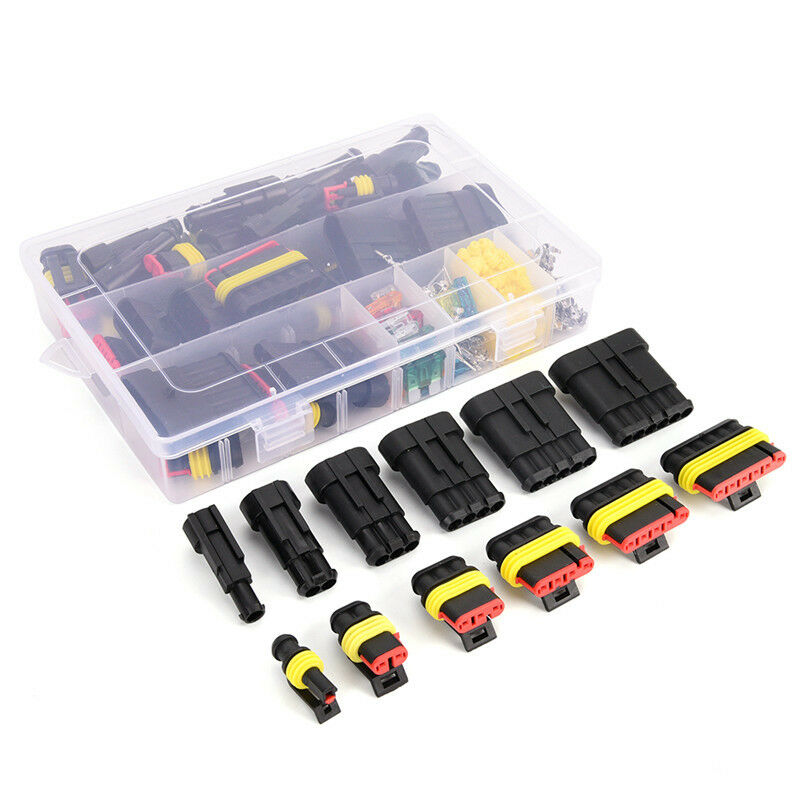 Car 1-6 Pin Way Electric Wire Waterproof Plug Connector Fuse Removal  JR