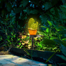 Solar LED Lawn Lamp Cactus Spike Ground Light for Outdoor Landscape Garden