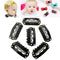 Stainless Steel Wig Clips 6 Teeth Snap Comb Hair Extension-Clips 28mm Hot 20 Pcs