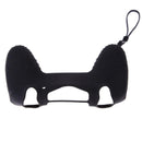 Silicone Anti-slip Grip Handle Case Cover Lanyard for Sony PS4 Tool (Black) A