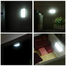 12LED USB Rechargeable Motion Induction Sensor Closet Nightlight Lamp 3 Lig