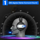 A10 Wired Gaming Headset Deep Bass Headphones w/Microphone LED Light for PC A