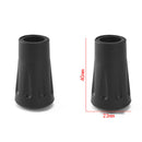 4 pcs Replacement Rubber Tips End for Hiking Stick Walking Trekking Poles 4