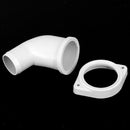 Sewage Elbow Pipe Connector Toilet Accessory for Marine Trailer Camper