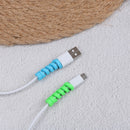 4Pcs/set USB cable protector earphone cord USB line spiral protective sleeve M&E